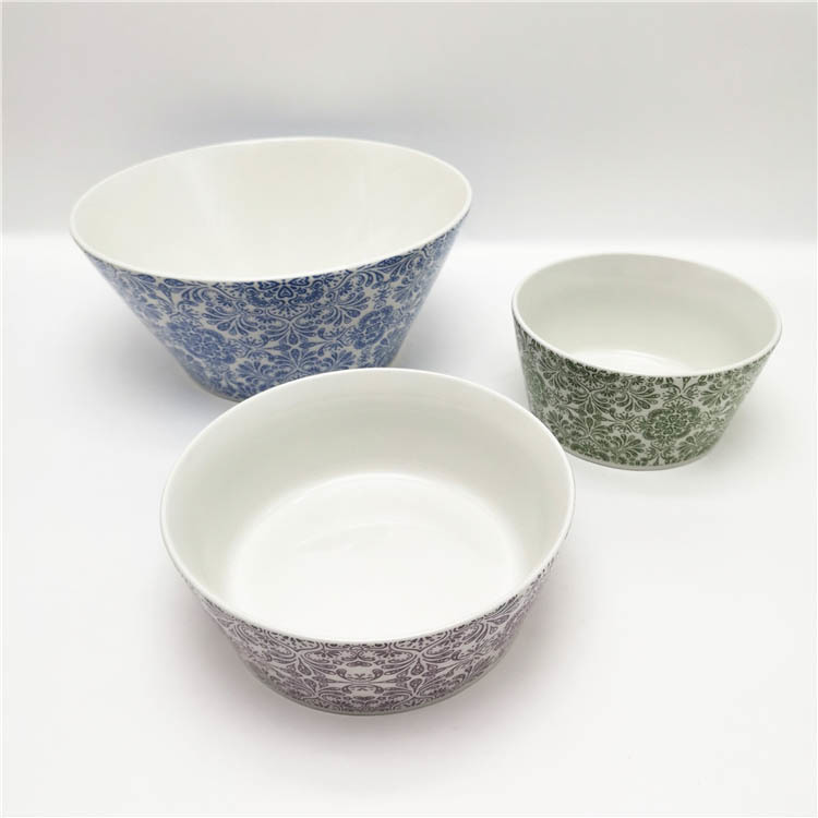 V shape bowl