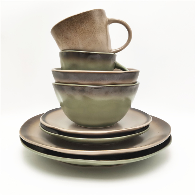 Irregular Shape Ceramic Dinnerware