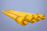 Rotary drilling pipe