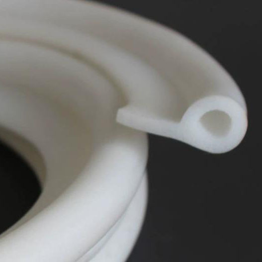 Tira de sellado de silicona de un solo tubo de silicona personalizada resistente a altas temperaturas