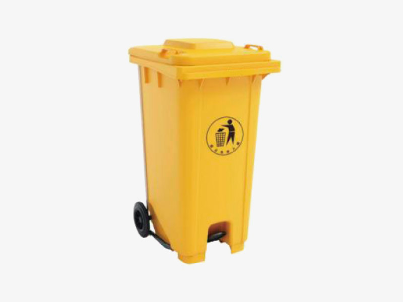 foot activated trash can