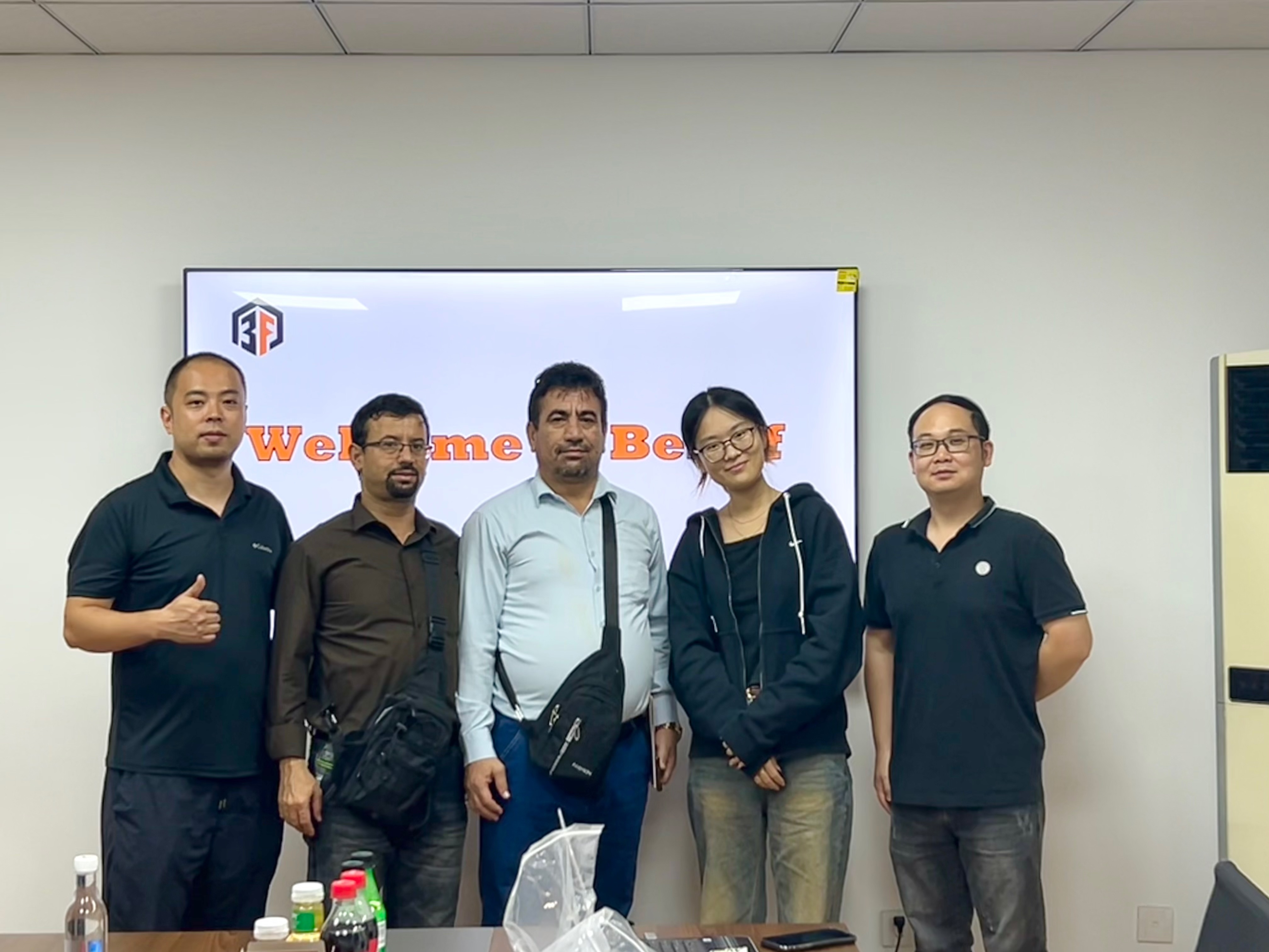 oreign companies visit factories