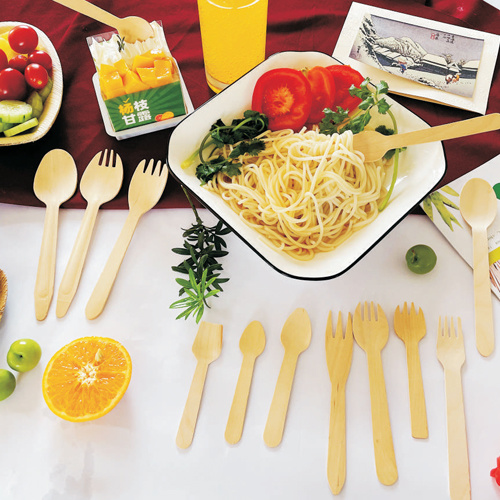 wooden cutlery