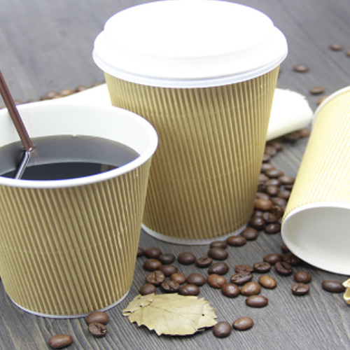 Kraft Ripple Double Wall Biocups