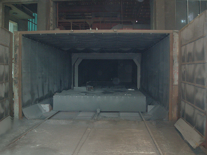 Shot blasting room (12m × 2.5m × 5m)