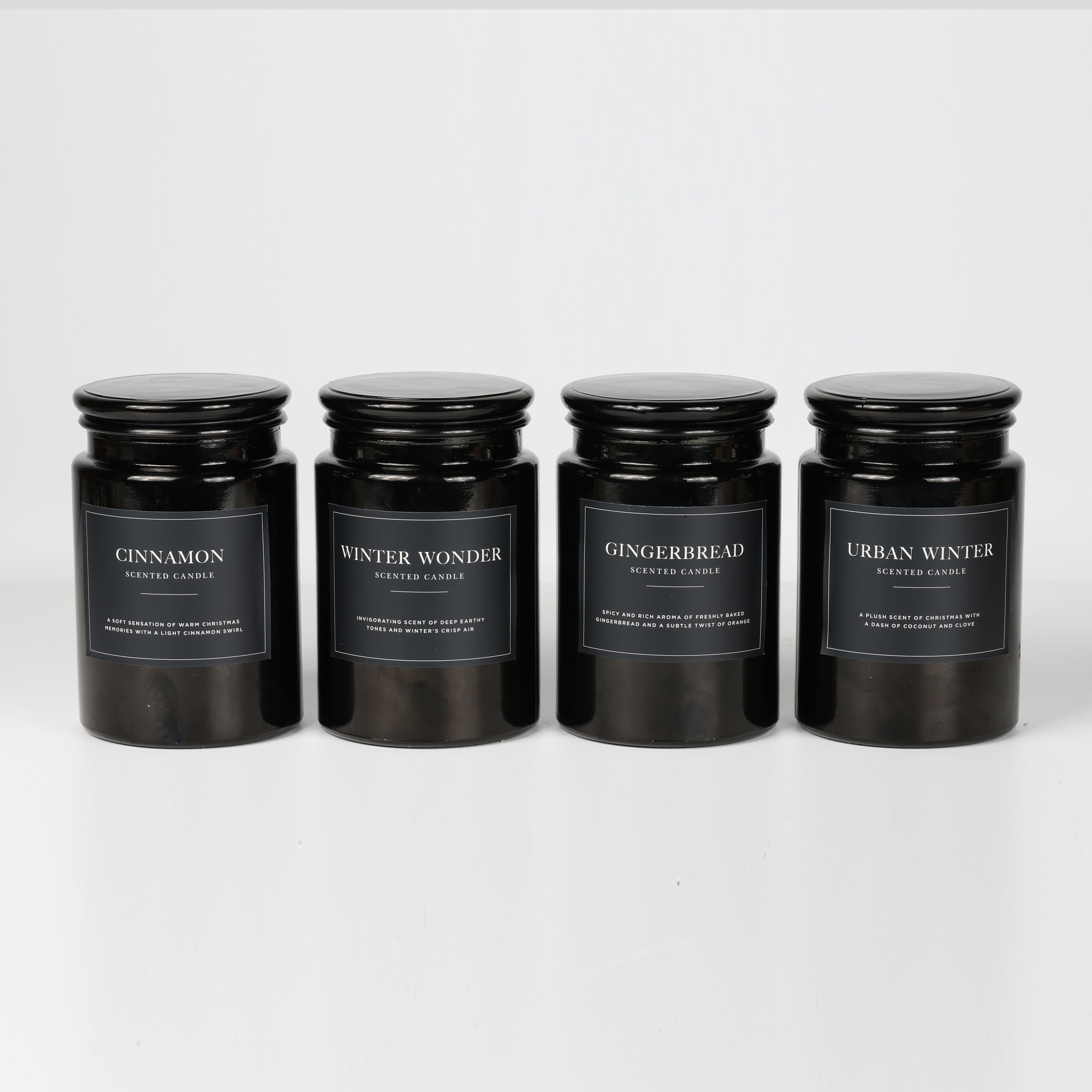 black jar candle