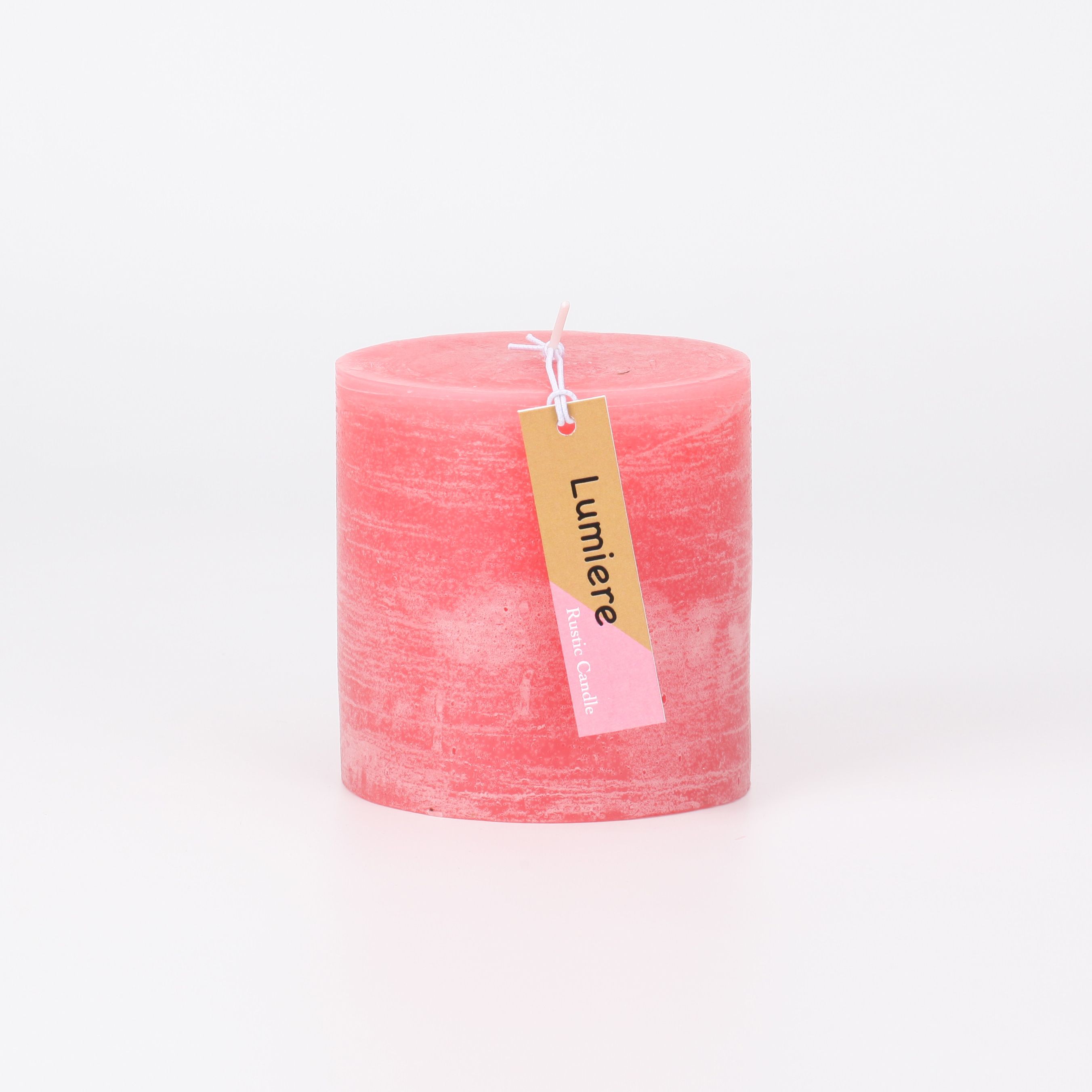 3.93 inch rustic pillar candle