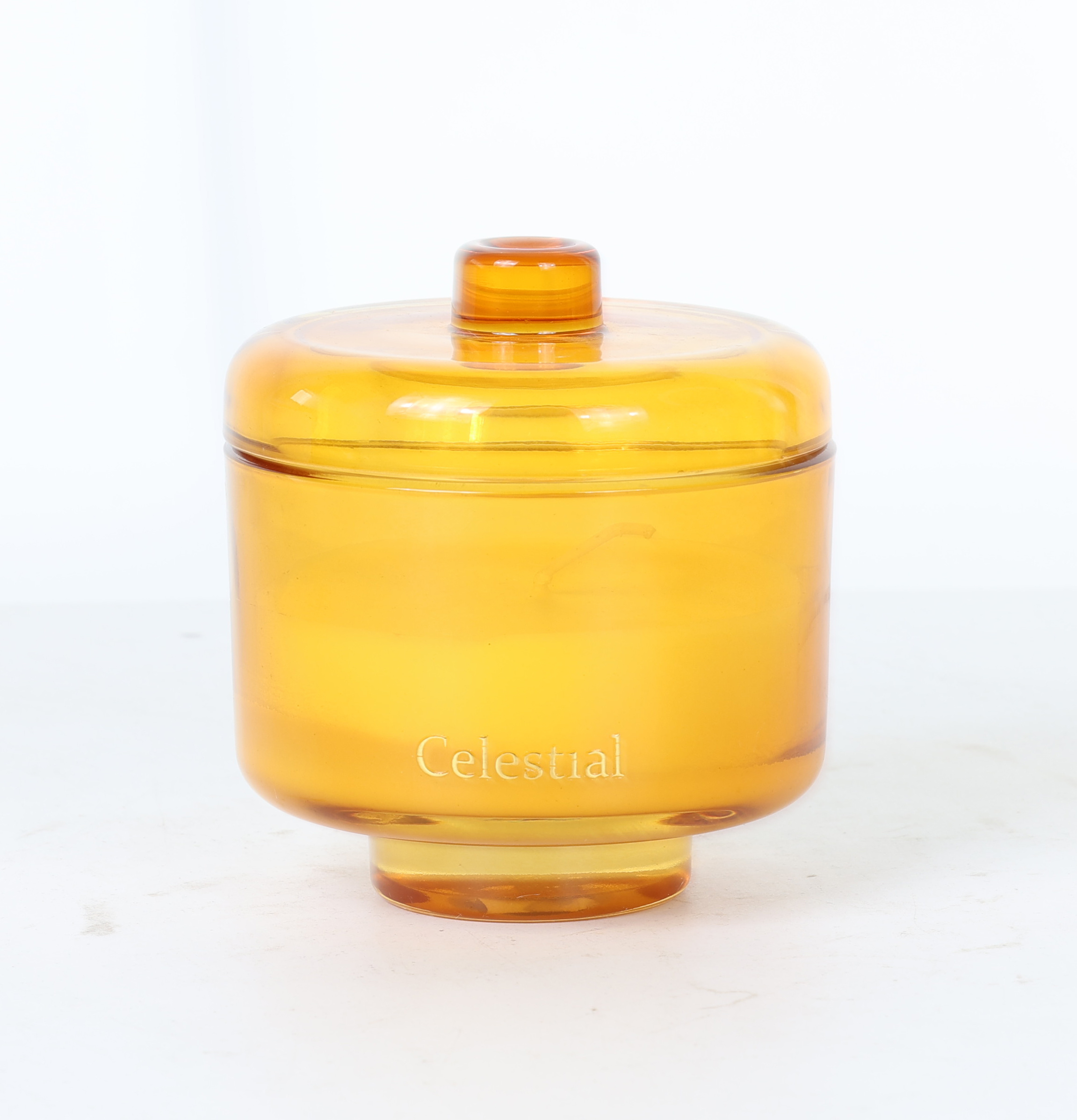 Orange - Citrus Night - jar candle with a lid
