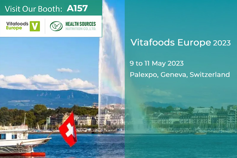 Meet us at Booth # A157 in Vitafoods Europe 2023