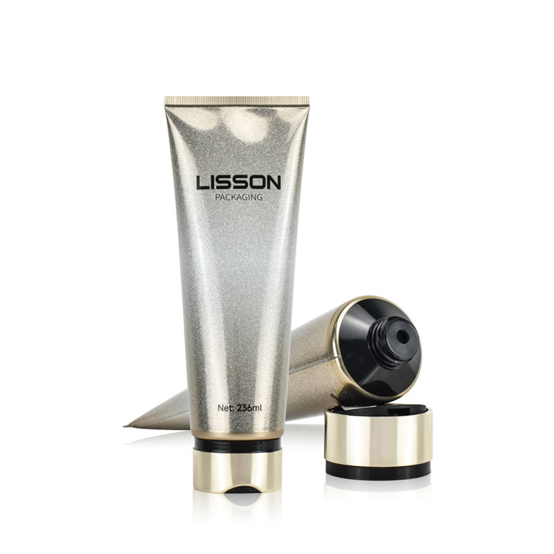 Cosmetic Shine Tube WithDisc Top Cap