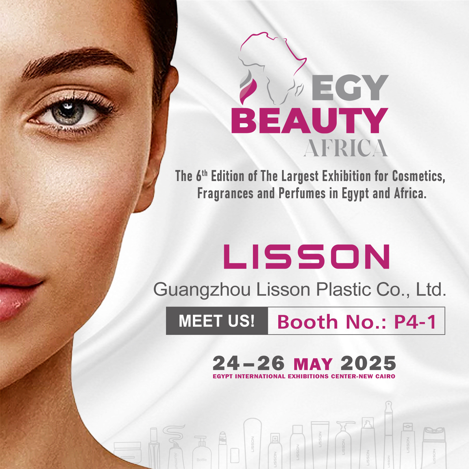 Lisson, EGY BEAUTY AFRICA 2025'te - Afrika'nın Önde Gelen Güzellik Fuarı'nda Parlamaya Hazırlanıyor