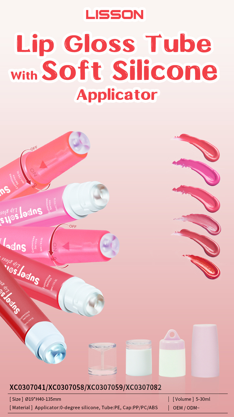 bulk lip gloss tubes with wand