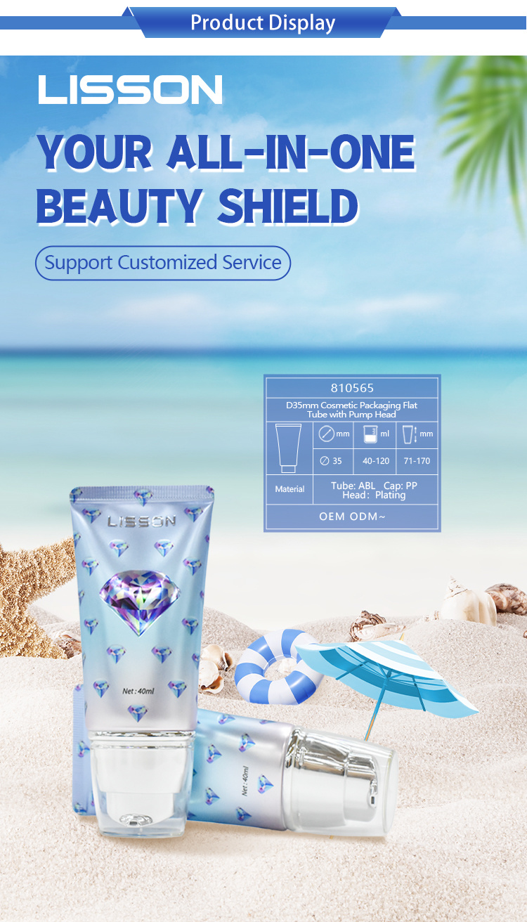 Introducing the D35 Flat Pump Beauty Squeeze Tube – Precision Meets Portability