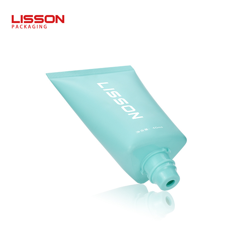 Plastic Skincare Tube Packaging with Special Triangle Shape Cap