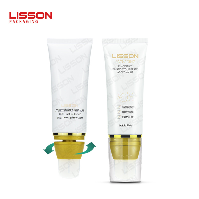 Plastic Tube and Bottle Packagng for Foam Face Mask