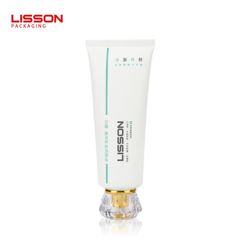 100ml Skincare Packaging Squeeze Tube with Acrylic Cap