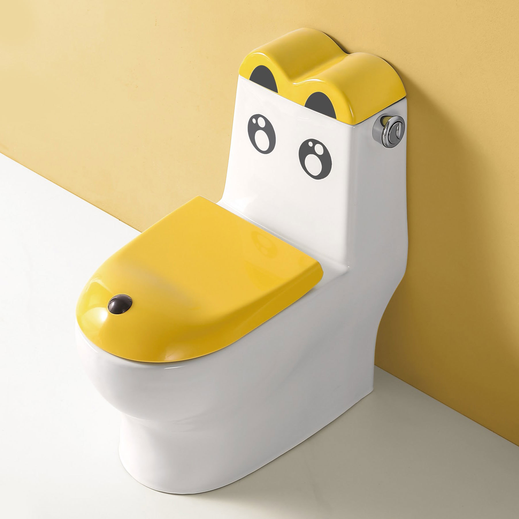 2015 Straight flush One-piece toilet