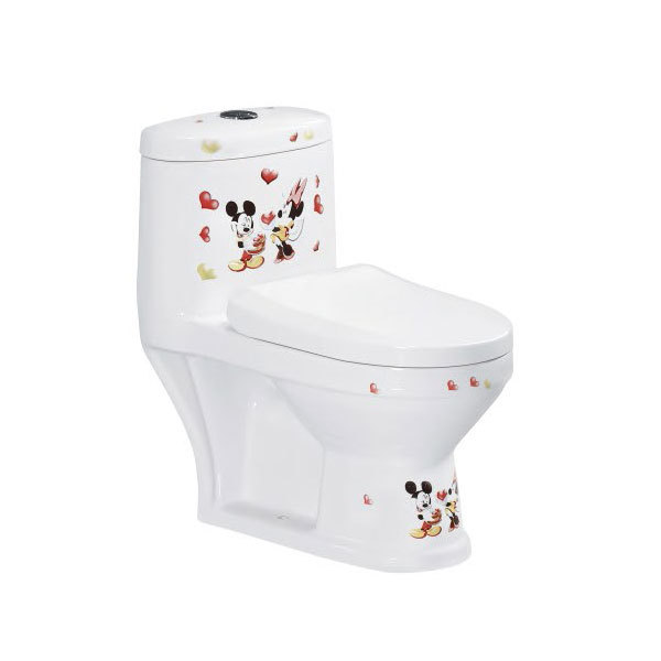 2011 Straight flush One-piece toilet