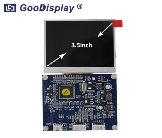 3.5 inch 320x240 Video input TFT LCD panel, GDN-D43AT-GTT035KDH03