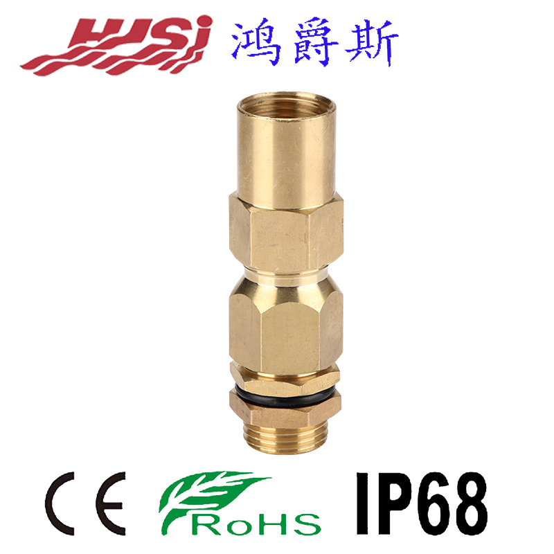 Explosion-proof armored cable copper connector