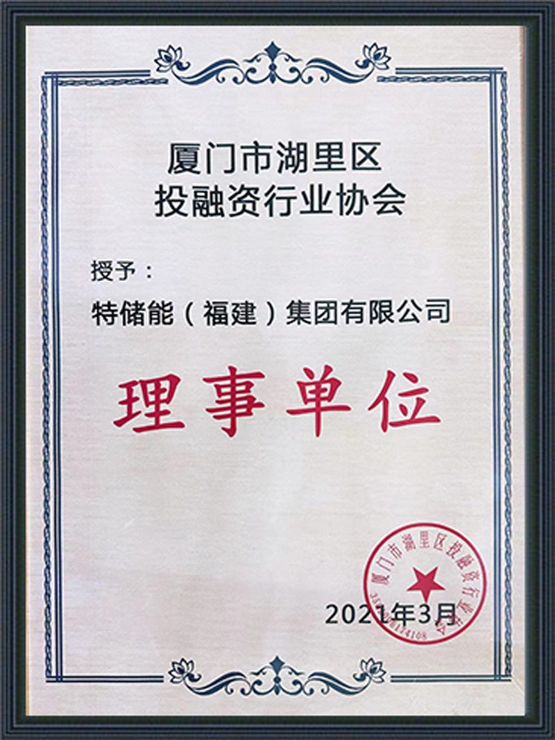 湖城区投融行业协会理事单位 湖城区投融行业协会理事单位