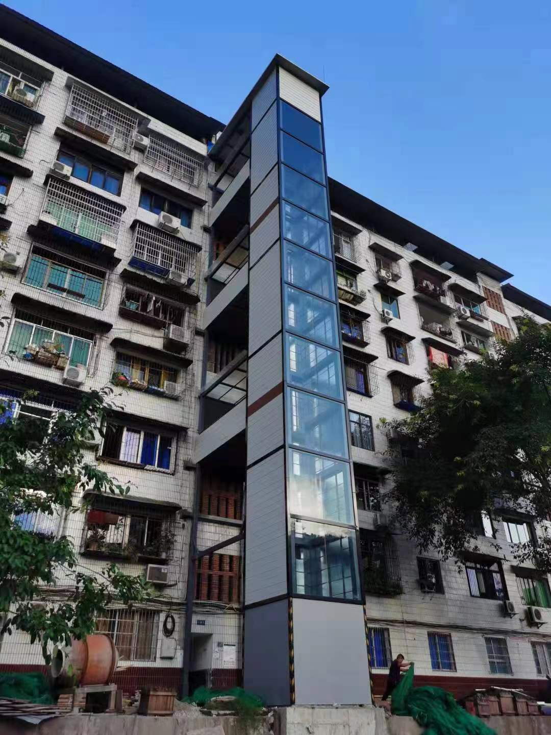 External elevator pu sandwich panel, pu metal carved plate for exterior wall