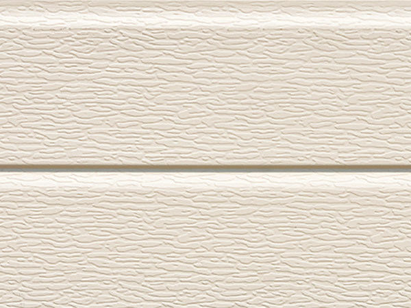 Ivory white inclined groove wood grain Sandwich wall panel