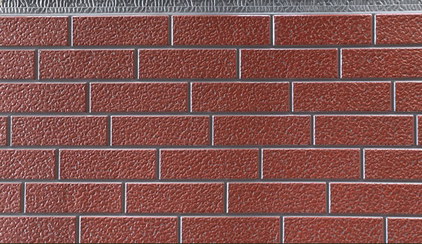 Ancient wall gray seven bricks roll reticulated red Sandwich wall panel