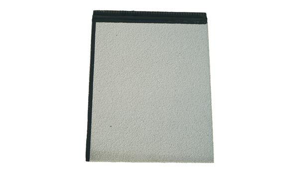 White color stone coated panel