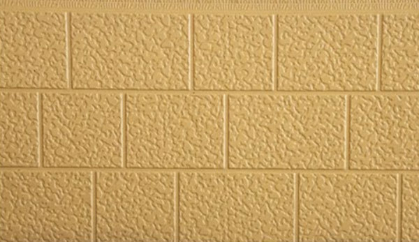 Desert Yellow Sandwich wall panel