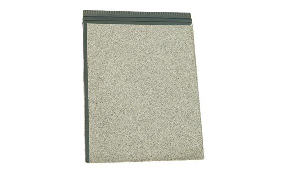 Silver gray color stone coated panel