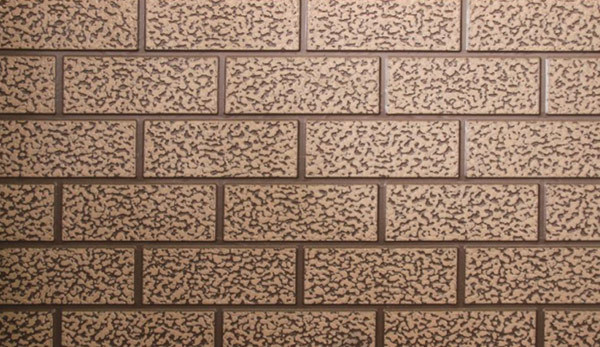 Light brown sand six bricks roll khaki Sandwich wall panel