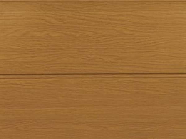 Brown oak straight groove flat panel Sandwich wall panel