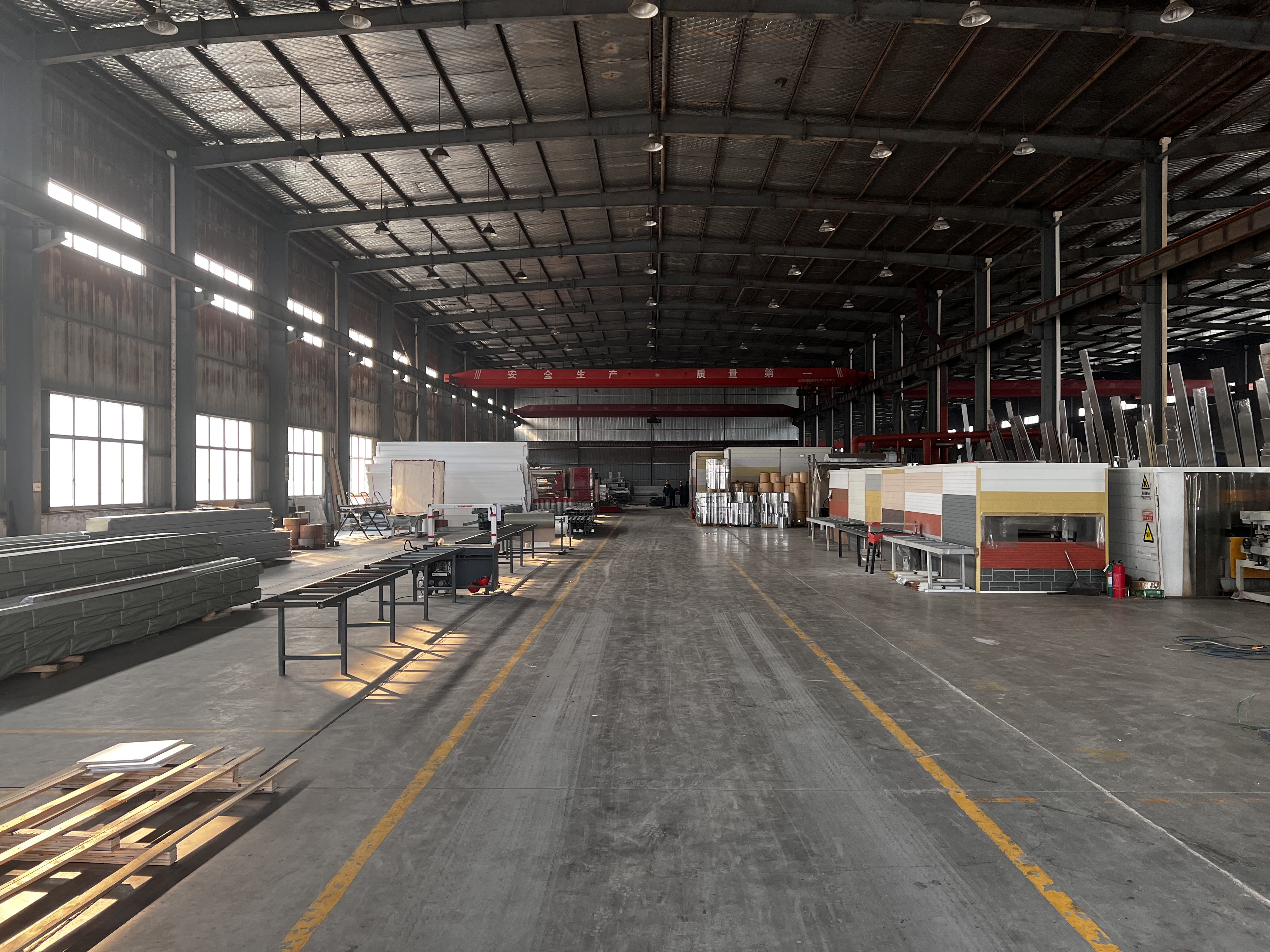 1.6cm thickness PU Sandwich wall panel production line