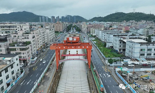 Installation of system equipment for Shenzhen Metro Line 16