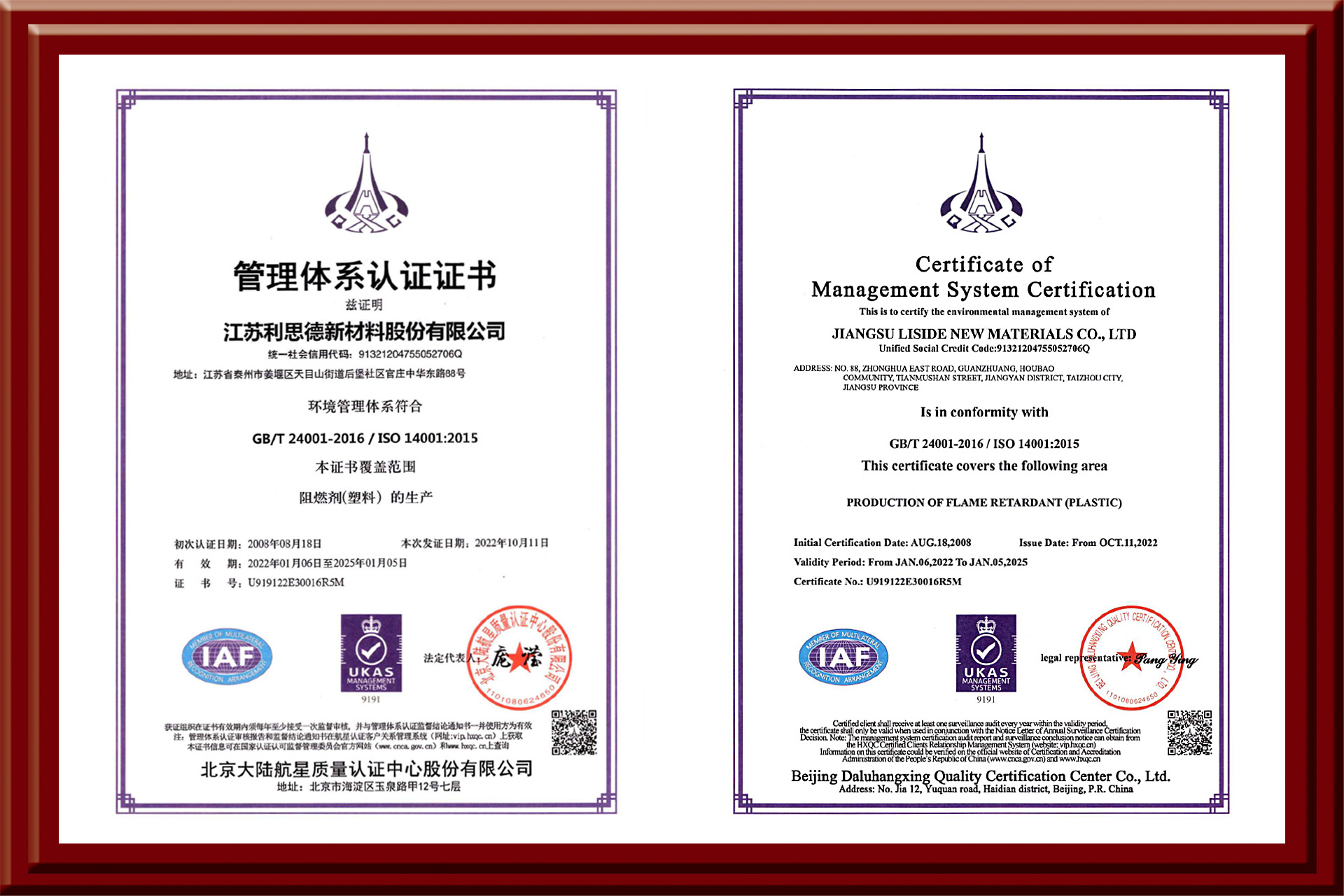 Quality Management System Certification