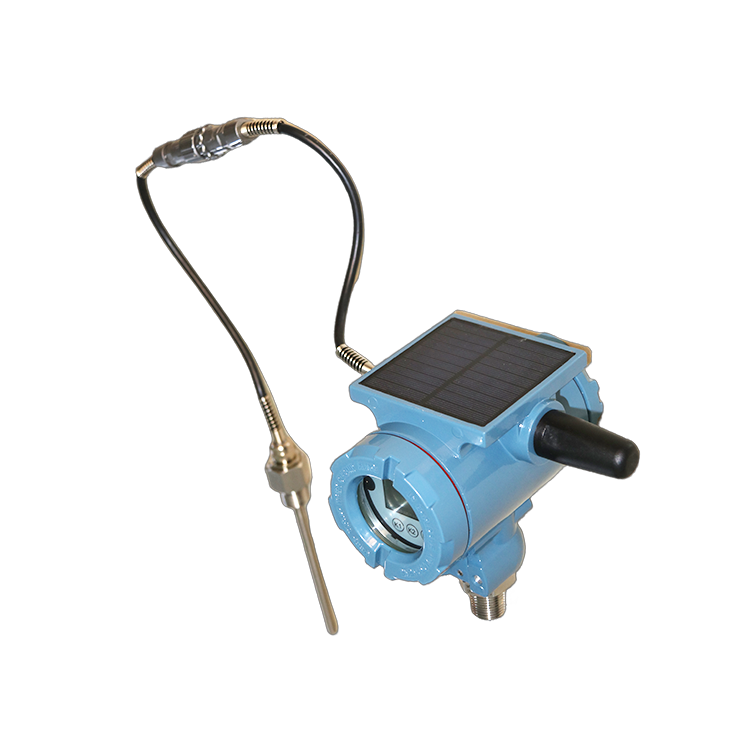 Solar power supply integrated temperature and pressure transmitter