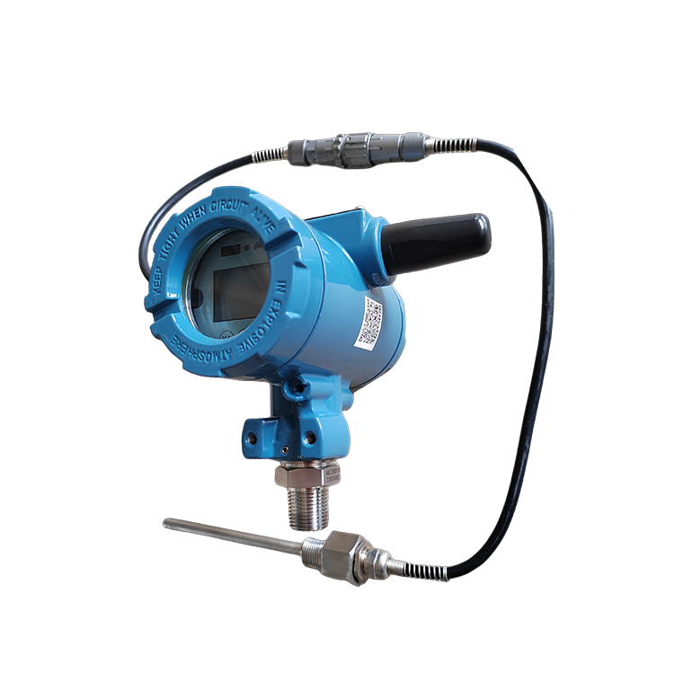 Integrated temperature and pressure transmitter