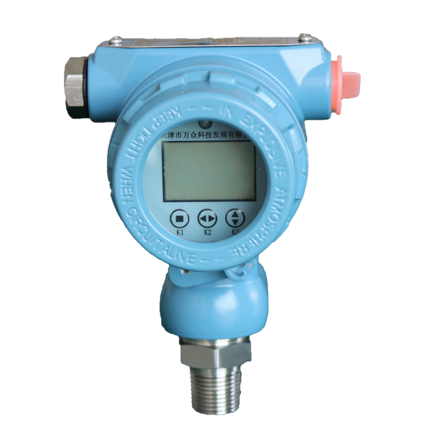 Wired communication pressure transmitter