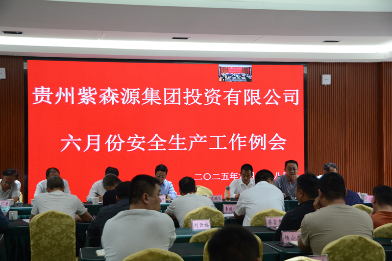 集团公司召开6月份安全生产办公会