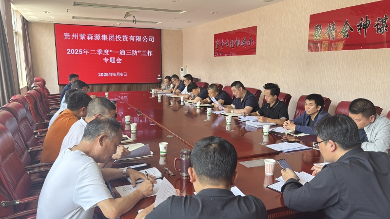 公司召开第二季度防治水、“一通三防”及防突工作专题会