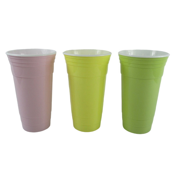 plastic double wall tumbler small