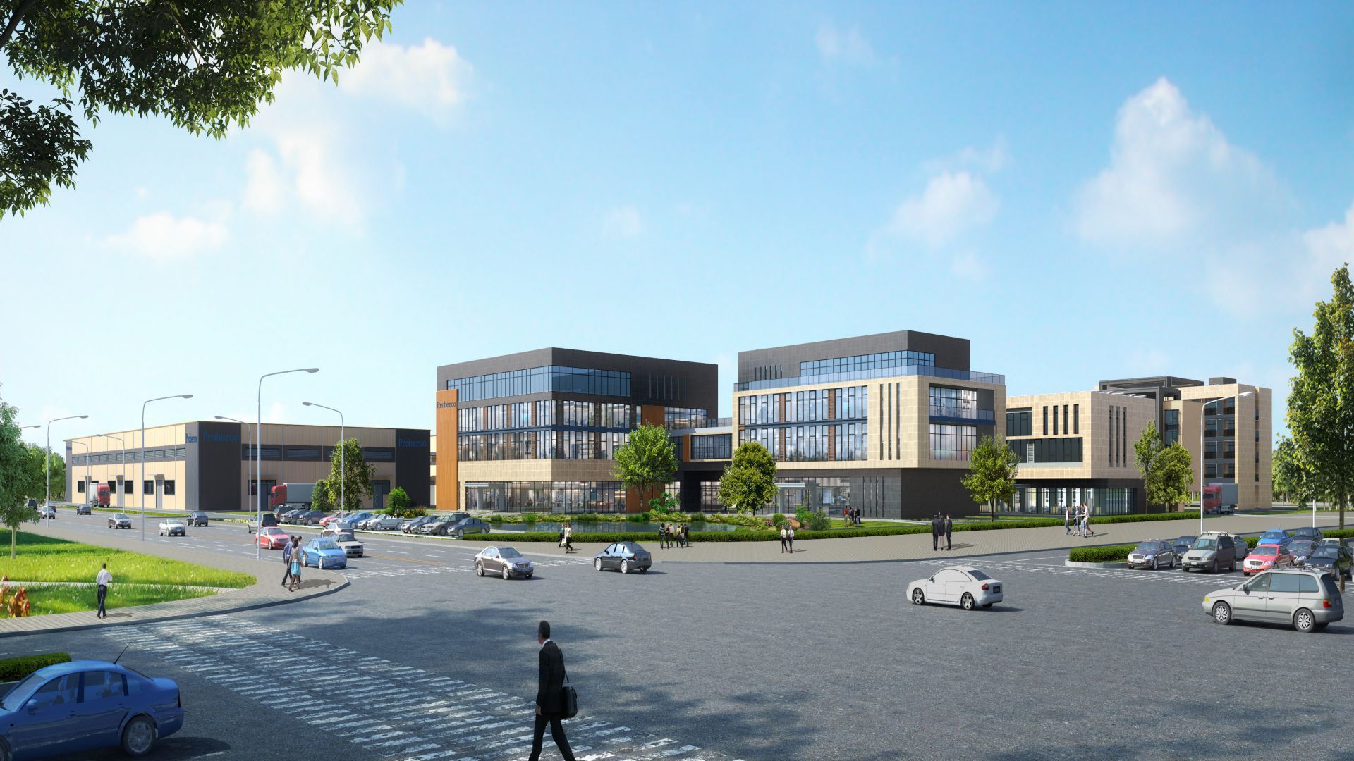火力全開，由廣西左江科工建設(shè)有限公司承建的珀源新材料產(chǎn)業(yè)園基地項目正在進(jìn)行時
