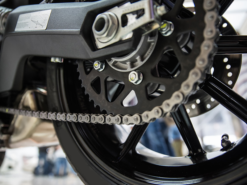 Motorcycle sprocket selection