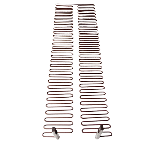 Wave-shaped alloy resistance wire element