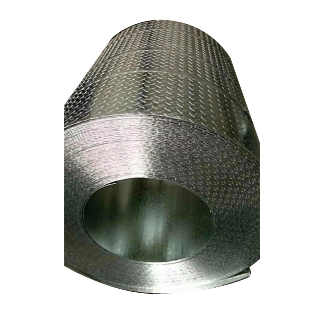 Embossed galvanized steel coil