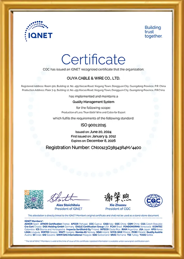 ISO 9001:2015 English Certificate ISO 9001:2015 English Certificate