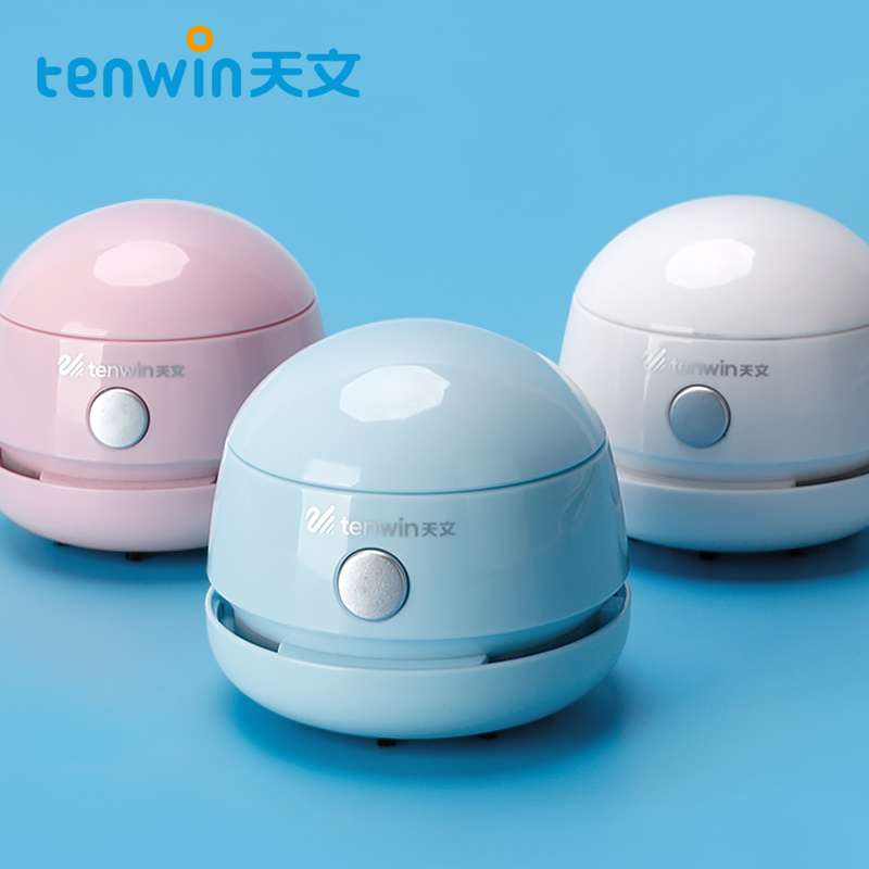 Tenwin 8052 Office Supplies New Plastic Colorful High Quality Mini Multi-Function Desktop Vacuum Cleaner For Desktop