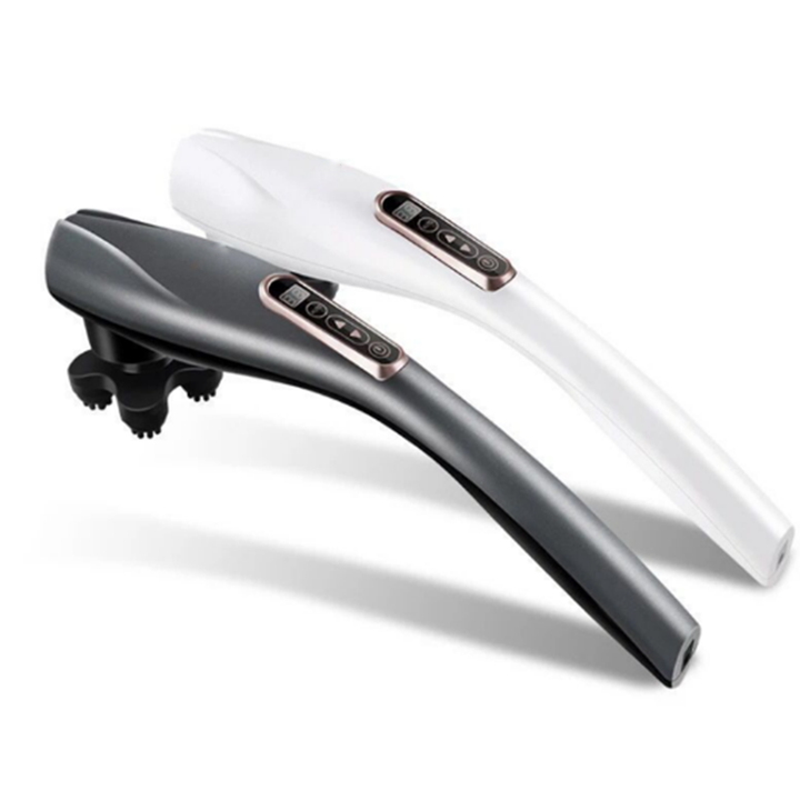 Rechargeable Hand Held Deep Tissue Infrared Massage Hammer for Muscles Back Foot Neck Shoulder Leg Calf Pain Relief