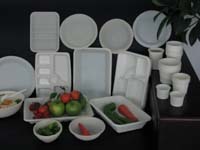 PLA disposable dinnerware sets Biodegradable Tableware 